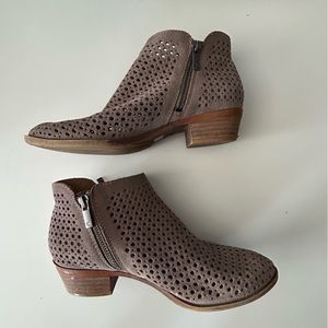 Brown lucky brand booties size 6